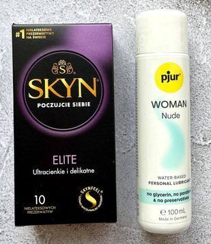 Комплект SKYN Elite (10 шт) + Лубрикант pjur Woman Nude 100 мл SOS2390 фото