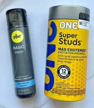 Набор ONE Super Studs + Лубрикант Basic waterbased 100 мл SOS2040 фото