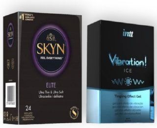 SKYN Elite, 24 шт + Intt Vibration Ice (15 мл) SOS7005 фото