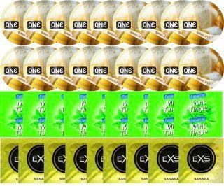 Набір 36 шт ONE Banana Split + Pasante Mint Tingle + EXS Banana SOS7653 фото