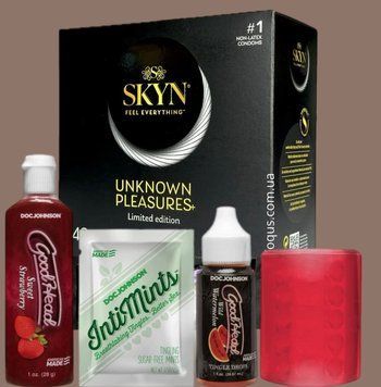 SKYN Pleasures, 42 шт-6 видів + Набір Doc Johnson GoodHead Fundamentals Kit SOS5184 фото