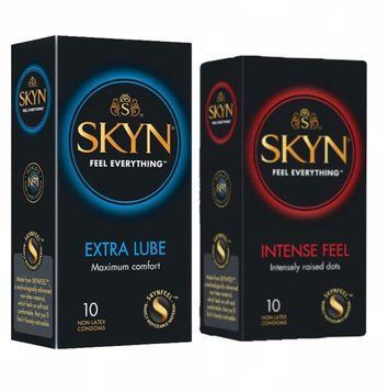 Комплект: Skyn ​​Exstra Lube 10 шт. + SKYN Intense Feel 10 шт. SOS11855 фото