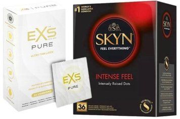 Набір з Skyn Intense feel 36 штук + EXS Pure 12 шт SOS7884 фото