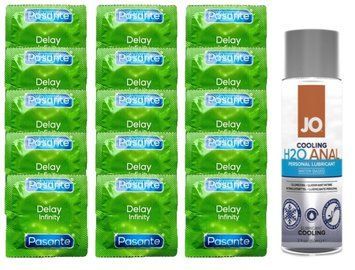 Комплект: Pasante Delay 15 шт. + Лубрикант JO ANAL H2O COOLING (60 мл) SOS11063 фото