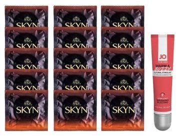 Комплект Skyn Warming 15 шт + System JO WARM & BUZZY  SOS14526 фото