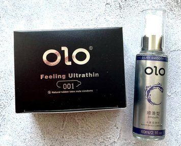 Набор OLO Feeling Ultrathin 001 (10 штук) + Лубрикант "olo smooth" 60 мл SOS2340 фото