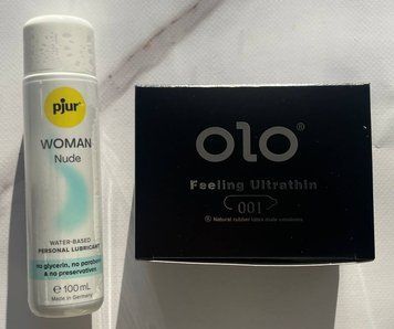 Комплект OLO Feeling Ultrathin 001 10шт + Смазка на водной основе pjur Woman Nude 100 мл SOS2190 фото