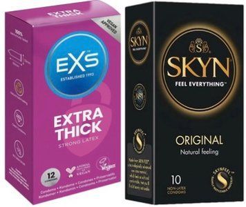 Набір з SKYN Original 10 штук + EXS Extra Safe 12 шт SOS7904 фото