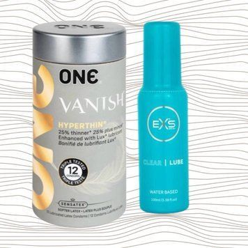 Комплект ONE VANISH 12 шт + Лубрикант EXS Clear Lube 100 мл (Water Based) SOS4430 фото