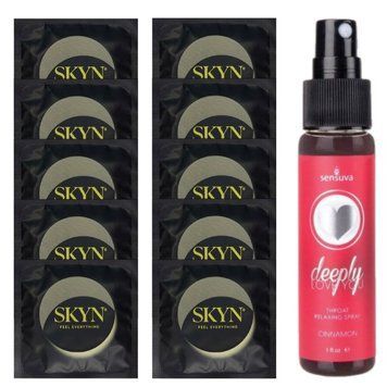 Комплект SKYN Pina Colada 10 шт + Sensuva Deeply Love You Cinnamon (29 мл) SOS13699 фото