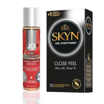 SKYN Close Feel 10 шт + Лубрикант System JO H2O &mdash; Watermelon (30 мл) SOS4830 фото