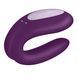 Смарт-вибратор для пар Satisfyer Double Joy Violet с широким клиторальным стимулятором SO3899 фото 7