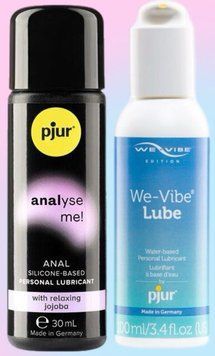 Набор лубрикантов pjur analyse me! Relaxing jojoba silicone 30 мл + пюр We-Vibe Lube 100 мл LB652 фото