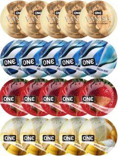 Набор с 20 шт ONE 𝐕𝐀𝐍𝐈𝐒𝐇 + ONE Fresh Mint + ONE Chocolate Strawberry + ONE Banana Split SOS8211 фото