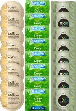 Набор 24 шт ONE Vanish Hyperthin + Delay Infinity + EXS Snug Fit SOS7356 фото