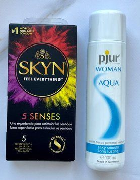 Набір SKYN 5 Senses + Лубрикант на водній основі pjur Woman Aqua 100 мл SOS1991 фото