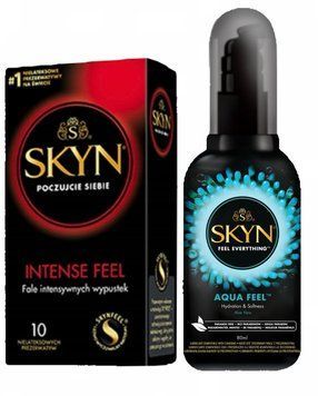 Набор: SKYN Intense Feel 10 шт. + Лубрикант SKYN AQUA FEEL, 80 мл SOS11856 фото