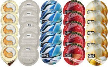 Набор из OLO Ice Durable + ONE Dome + ONE Mint + ONEChocolateStrawberry + ONEBanana SOS8716 фото