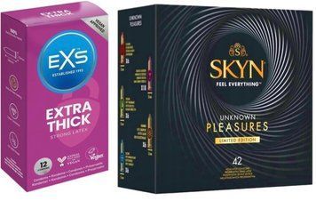 Набр с SKYN Pleasures, 42 шт + EXS Extra Safe 12 шт SOS7934 фото