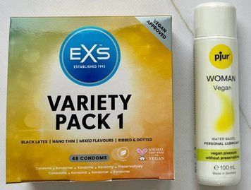 Набор EXS Mixed Variety Pack 1, 48 шт. - Лубрикант pjur Woman Vegan. SOS3201 фото