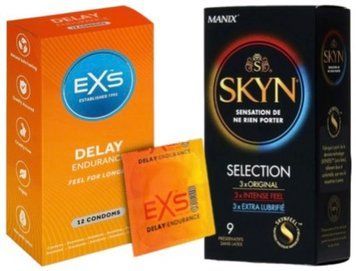 Набор з Skyn Selection 9 шт + EXS Delay, 12 шт SOS7835 фото
