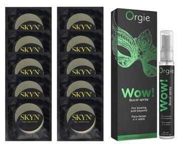 Комплект SKYN Pina Colada 10 шт + Orgie WOW! Menthol (10 мл) SOS13700 фото