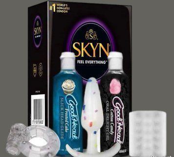 SKYN Elite, 24 шт + Набор Doc Johnson GoodHead - Party Pack - 5 Piece Kit SOS5362 фото