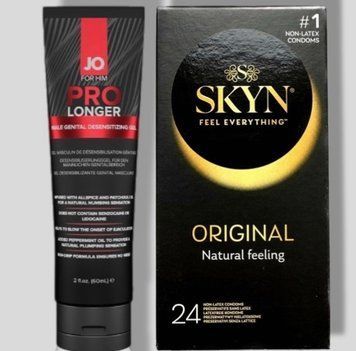 SKYN Original, 24 шт + Пролонгатор System JO Prolonger Gel (60 мл) SOS5557 фото