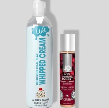 Wet Oral Play Whipped Cream (118 мл) + JO Raspberry Sorbet (30 мл) LB802 фото