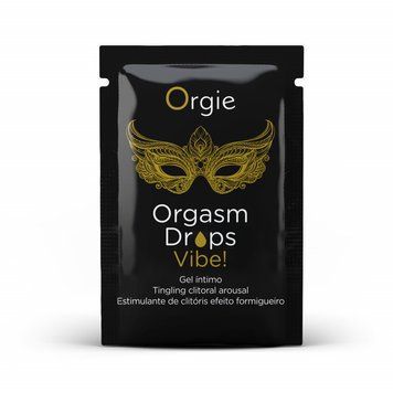Пробник клиторальных капель с вибрацией ORGASM DROPS VIBE!, 1 мл ORGIE (Бразилия-Португалия) S01451652 фото