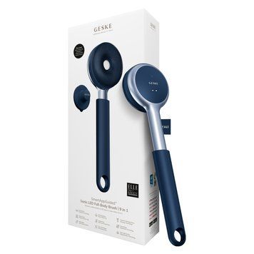 Звуковая светодиодная щетка для всего тела GESKE Sonic LED Full-Body Brush&Intensive Exfoliator 9в1 midnight HB0389 фото