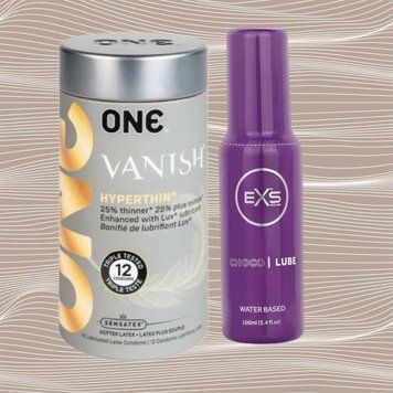 Комплект ONE VANISH 12 шт + Лубрикант EXS Choco Lube 100 мл (Water Based) SOS4431 фото
