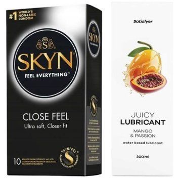 Набір Лубрикант Satisfyer Mango & Passion 300 мл + SKYN Close Feel 10 шт. SOS12825 фото