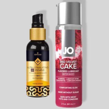 Sensuva Ultra Stimulating On Insane Butter Rum (57 мл) + JO Red Velvet Cake (60 мл) LB298 фото