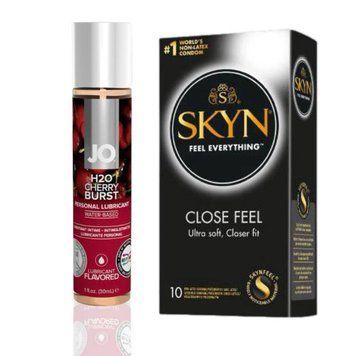 SKYN Close Feel 10 шт + Лубрикант System JO H2O &mdash; Cherry Burst(30 мл) SOS4831 фото