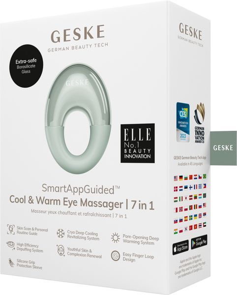 Массажер для глаз GESKE Cool & Warm Eye Massager 7в1 green HB0310 фото