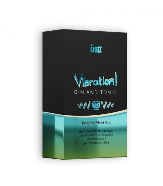 Рідкий вібратор Intt Vibration Gin and Tonic (15 мл) SO4138 фото