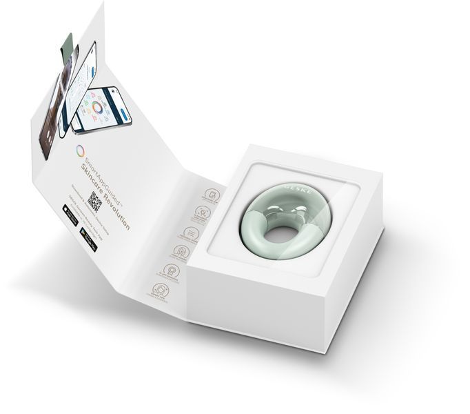 Массажер для глаз GESKE Cool & Warm Eye Massager 7в1 green HB0310 фото