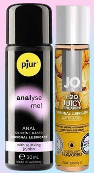 Набор лубрикантов pjur analyse me! Relaxing jojoba silicone 30 мл + System JO Juicy Pineapple (30 мл) LB578 фото