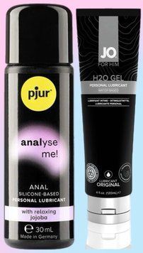 Набор лубрикантов pjur analyse me! Relaxing jojoba silicone 30 мл + System JO H2O GEL ORIGINAL (240 мл) LB653 фото