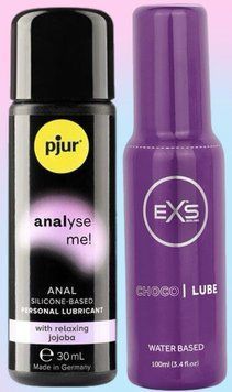 Набор лубрикантов pjur analyse me! Relaxing jojoba silicone 30 мл + EXS Choco Lube Water Based 100 мл LB603 фото