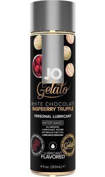 Змазка на водній основі System JO GELATO White Chocolate Raspberry (120 мл) без цукру та парабенів SO3506 фото