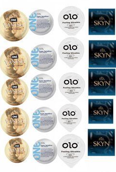 Набор "Ultrathin" из 20 шт :  One - Vanish , Sensitive , Skyn Elite , OLO Black SOS216 фото