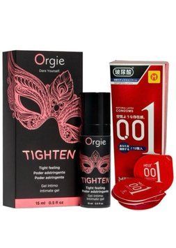Гель для сужения Orgie &ndash; Tighten (15 мл)+ Muaisi 001 Red 12 шт SOS6708 фото
