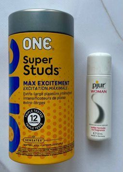 Комплект ONE Super Studs 12 шт + Змазка на силіконовій основі pjur Woman 30 мл SOS1942 фото