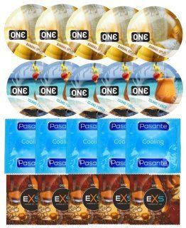 Набір 20 шт ONE Banana Split + ONE Island Punch + Pasante Cooling + EXS CRAZY COLA SOS7207 фото