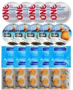 Набор 20 шт ONE Tattoo Touch + ONE Island Punch + Pasante Cooling + EXS Delay SOS7257 фото