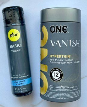Набір ONE Vanish 12 шт + Лубрикант pjur Basic waterbased 100 мл SOS2042 фото