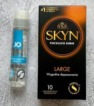 Комплект Skyn Large 10 шт - Лубрикант System JO H2O ORIGINAL (30 мл)  SOS2683 фото