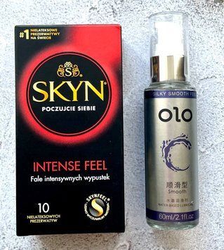 Набор SKYN Intense Feel (10 штук) + Лубрикант "olo smooth" 60 мл SOS2342 фото